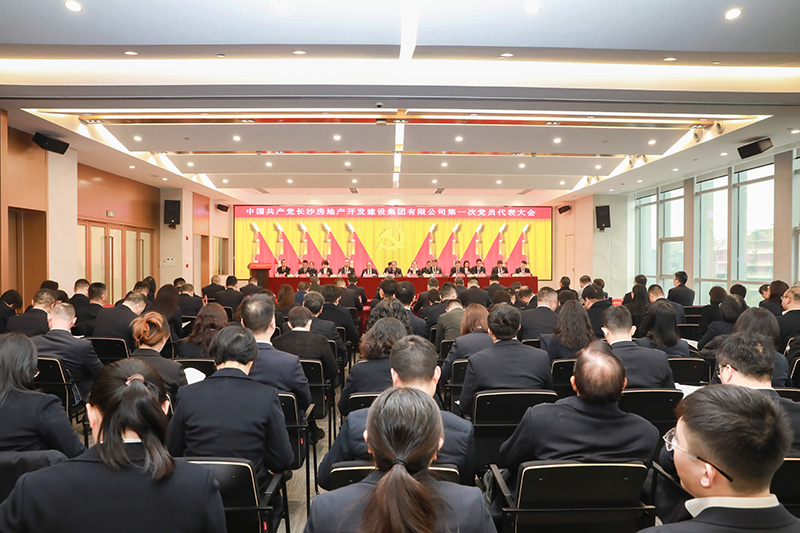 中國(guó)共產(chǎn)黨長(zhǎng)沙房地產(chǎn)開發(fā)建設(shè)集團(tuán)有限公司第一次黨員代表大會(huì)勝利召開